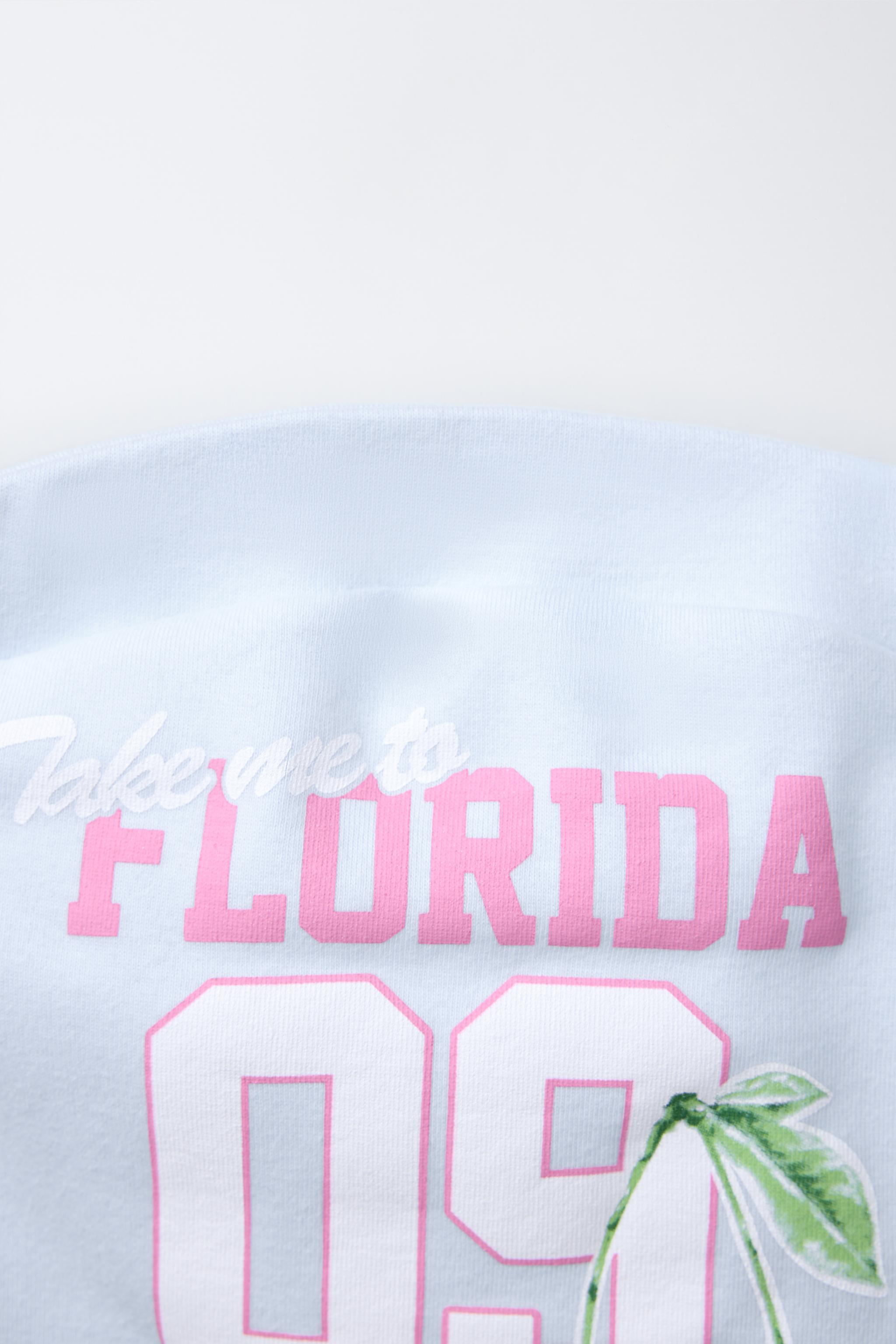 FRUIT TEXT BANDEAU TOP